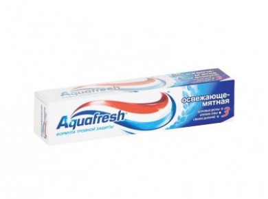 Зубная паста АQUAFRESH освежающе-мятная, 100мл