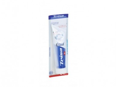 Зубная паста TRISA perfect white в блистере, 75 мл