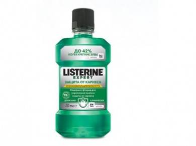 Ополаскиватель для полости рта LISTERINE Защита от кариеса, 250мл