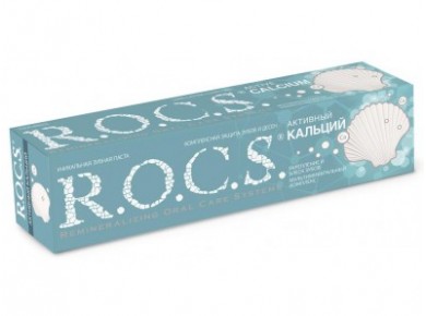 Зубная паста ROCS Активный кальций, 94г