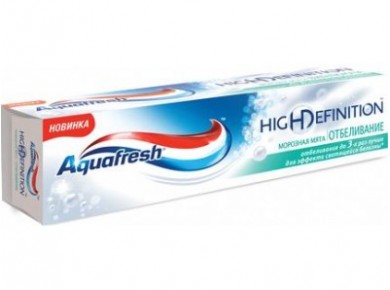 Зубная паста AQUAFRESH High Definition Морозная Мята, 75мл
