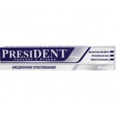 Зубная паста PRESIDENT White, 75мл