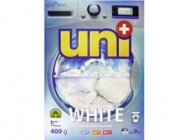 Стиральный порошок UNIPLUS White, 400г