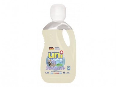 Гель для стирки белья UNIPLUS Sensitive, 1,5 л