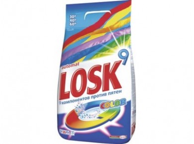 Стиральный порошок LOSK автомат для цветных вещей, 3кг