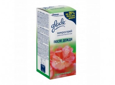 Микроспрей запасной блок GLADE после дождя, 10мл