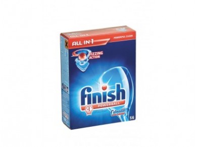 Таблетки для посудомоечных машин CALGONIT FINISH, 56шт