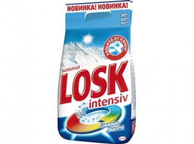 Стиральный порошок LOSK Автомат Снежные Высоты, 9кг