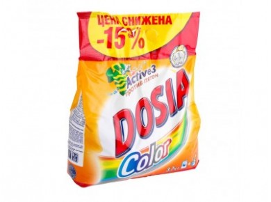 Стиральный порошок DOSIA Active 3 Color, 3,7кг