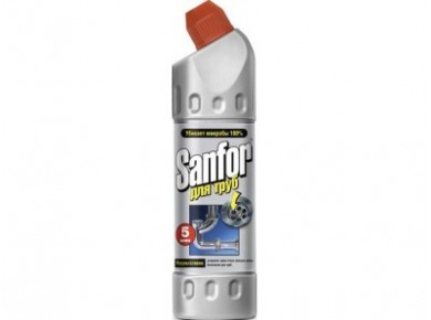 Гель для чистки труб SANFOR, 750мл