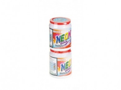 Пятновыводитель NEON OXI WHITE для белого белья, 2*500г