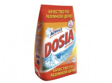 Стиральный порошок DOSIA автомат Альпийская свежесть, 5,5кг