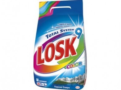 Стиральный порошок LOSK Автомат Color Горное Озеро, 3кг