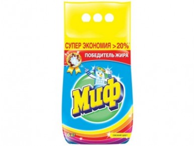 Стиральный порошок МИФ Автомат Колор Свежий цвет, 6кг