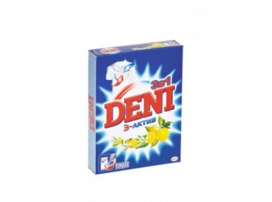 Стиральный порошок DENI 3 в 1 ручная стирка, 400г