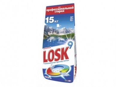Стиральный порошок LOSK Автомат Горное Озеро, 15кг