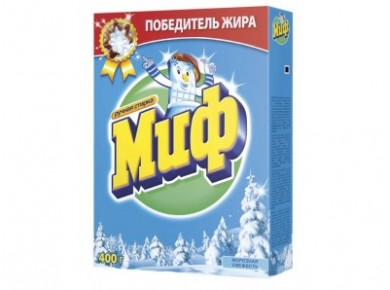Стиральный порошок МИФ ручная стирка Морозная свежесть, 400 г