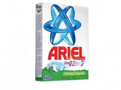 Стиральный порошок ARIEL горный родник ручная стирка, 450г