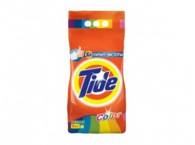 Стиральный порошок TIDE автомат Color, 9кг