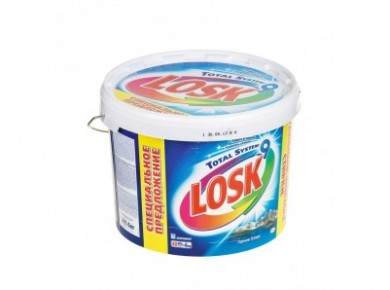 Стиральный порошок LOSK горное озеро (ведро), 6кг