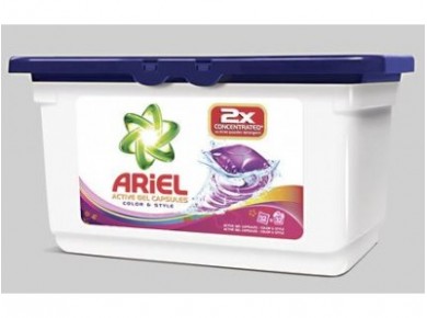 Капсулы ARIEL Active Gel для Стирки Цветного Белья, 40 шт