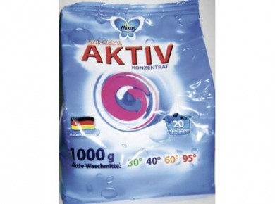 Стиральный порошок MIKAS Aktiv концентрированный, 1кг