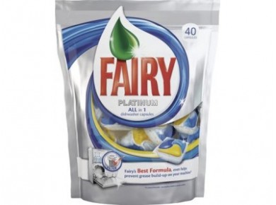 Капсулы для посудомоечных машин FAIRY PLATINUM, 40 шт