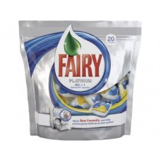 Таблетки для посудомоечных машин FAIRY Platinum All In 1, 20шт