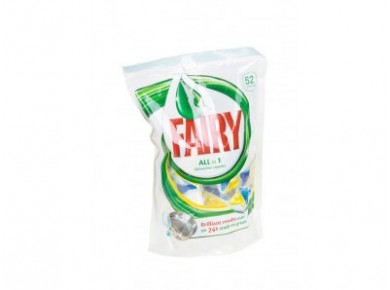 Таблетки для посудомоечной машины FAIRY, 52шт