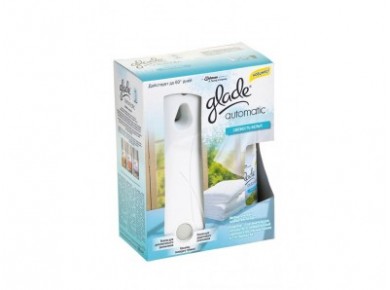 Автоматический освежитель воздуха GLADE Свежесть Белья, 269мл