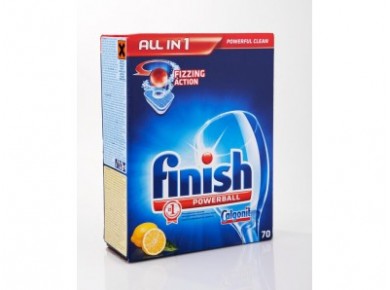 Таблетки FINISH Calgonit All In 1 для посудомоечной машины, 70 шт