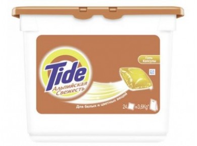 Капсулы для стирки TIDE Автомат Альпийская Свежесть, 24х35г