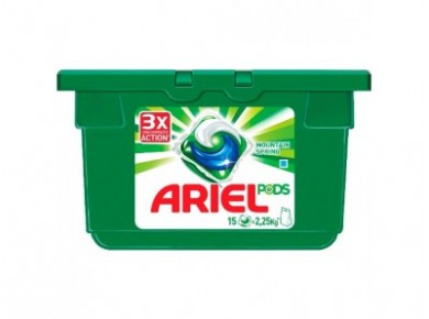Гель-капсулы для стирки ARIEL Горный родник 30 х 28, 8г