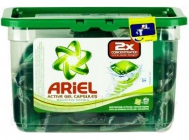 Гель-капсулы для стирки ARIEL Горный родник 23х28,8г