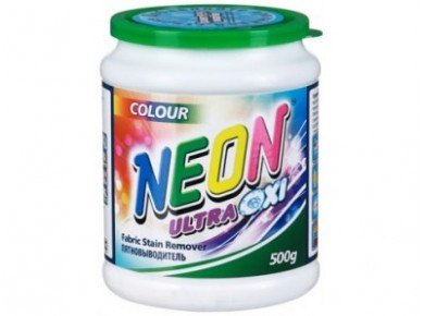 Пятновыводитель NEON Ultra Oxi Colour для цветного белья, 500г