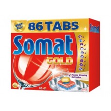Таблетки для посудомоечной машины SOMAT GOLD, 86шт