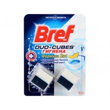 Средство для унитаза BREF Duo-Cubes Гигиена, 2х50г