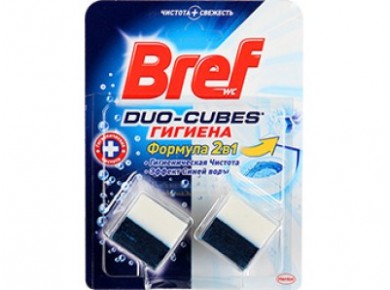 Средство для унитаза BREF Duo-Cubes Гигиена, 2х50г