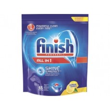 Таблетки для посудомоечной машины FINISH All in 1 Лимон, 65шт