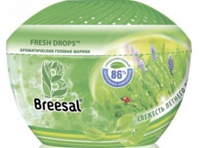 Ароматические гелевые шарики BREESAL Свежесть летнего луга