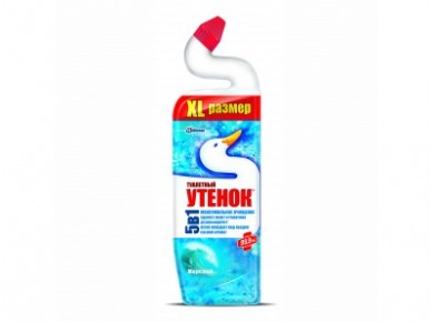 Чистящее средство для унитаза ТУАЛЕТНЫЙ УТЕНОК СУПЕР СИЛА Морской, 900мл