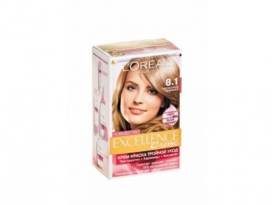 Крем-краска для волос L`OREAL excellence creme 9.1 очень светло-русый пепельный