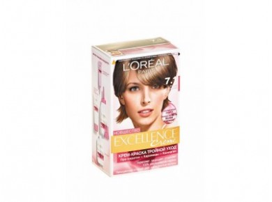 Крем-краска для волос L`OREAL excellence creme 7.1 русый пепельный