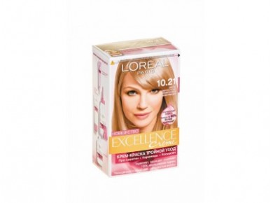 Крем-краска для волос L`OREAL paris excellence 10.21 светло-светло-русый