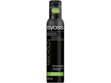 Мусс для волос SYOSS max hold, максимальная фиксация, 250мл