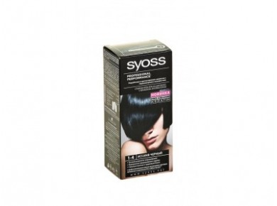Крем-краска для волос SYOSS 1-4 иссиня-черный, 50мл