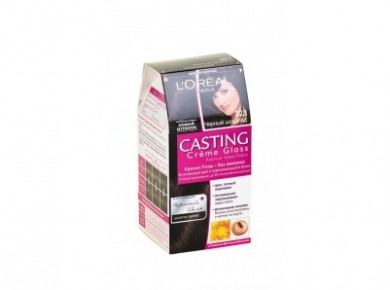 Крем-краска для волос L`OREAL paris casting creme gloss 323 черный шоколад, 160мл