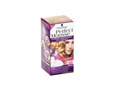 Краска для волос SCHWARZKOPF perfect moussе тон 95 золотисто-русый