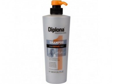 Профессиональный шампунь DIPLONA Your nutrition profi для сухих волос, 600мл