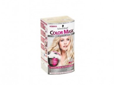 Краска для волос SCHWARZKOPF color mask 1010 жемчужный блонд